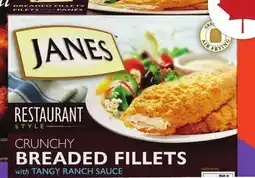 Metro JANES ULTIMATES WINGS OR RESTAURANT STYLE BREADED CHICKEN offer
