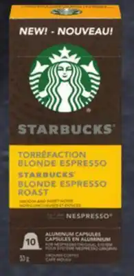 Metro STARBUCKS COFFEE CAPSULES offer
