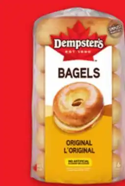 Metro DEMPSTER'S BAGELS offer
