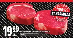 Metro RED GRILL BONELESS RIB STEAK VALUE PACK offer