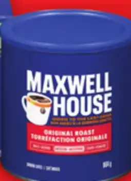 Metro MAXWELL HOUSE OR NABOB COFFEE offer