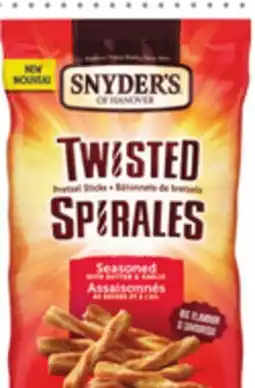 Metro SNYDER'S TWISTED PRETZELS offer
