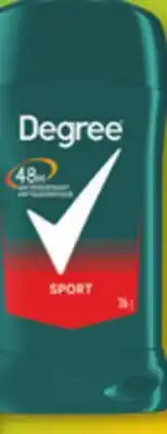 Metro DEGREE DEODORANT offer