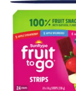 Metro SUN RYPE VEGGIE-FRUIT BAR offer