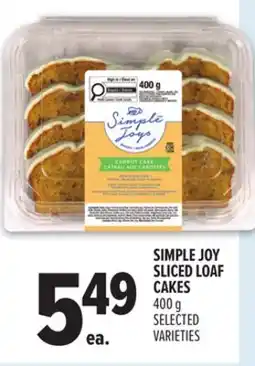 Metro SIMPLE JOY SLICED LOAF CAKES offer