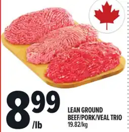 Metro LEAN GROUND BEEF/PORK/VEAL TRIO offer