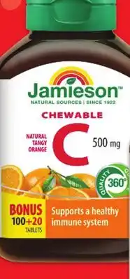 Metro JAMIESON VITAMIN C OR D offer