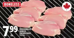 Metro FRESH BONELESS SKINLESS CHICKEN THIGHS offer