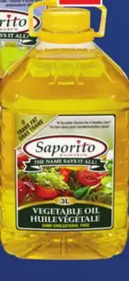 Metro SAPORITO VEGETABLE OR CANOLA OIL offer