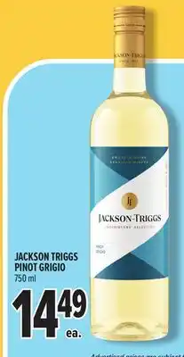 Metro JACKSON TRIGGS PINOT GRIGIO offer