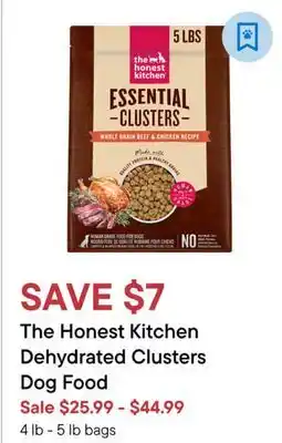 Petvalu The Honest Kitchen Dehydrated Clusters Dog Food offer