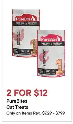 Petvalu PureBites Cat Treats offer