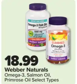 PharmaChoice Webber Naturals Omega-3, Salmon Oil, Primrose Oil offer