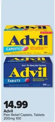 PharmaChoice Pain Relief Caplets, Tablets 200mg 100 offer