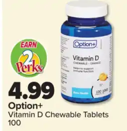 PharmaChoice Option+ Vitamin D Chewable Tablets 100 offer