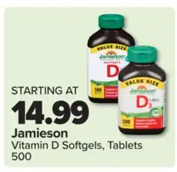 PharmaChoice Jamieson Vitamin D Softgels offer