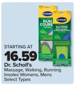 PharmaChoice Dr. Scholl's Massage, Walking, Running Insoles Womens, Mens offer