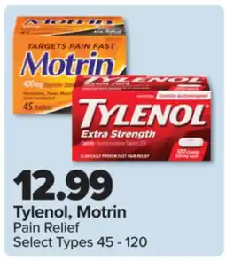 PharmaChoice Tylenol, Motrin Pain Relief offer