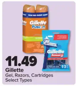 PharmaChoice Gillette Gel, Razors, Cartridges offer