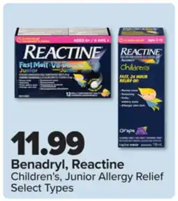 PharmaChoice Reactine Children's, Junior Allergy Relief offer
