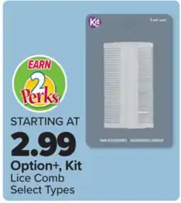 PharmaChoice Option+, Kit Lice Comb offer