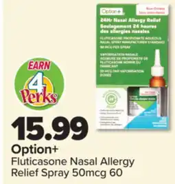 PharmaChoice Option+ Fluticasone Nasal Allergy Relief Spray offer