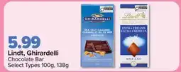 PharmaChoice Lindt, Ghirardelli Chocolate Bar offer