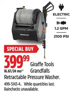 Canadian Tire Giraffe Tools Grandfalls offer
