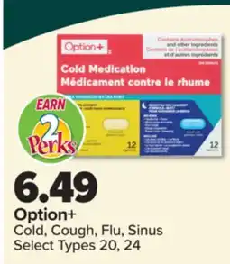 PharmaChoice Option+ Cold, Cough, Flu, Sinus offer