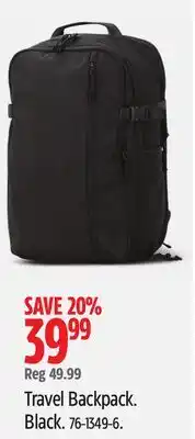 Canadian Tire outbound Travel Backpack offer