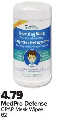 PharmaChoice CPAP Mask Wipes 62 offer