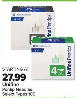 PharmaChoice Unifine Pentip Needles offer