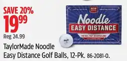 Canadian Tire TaylorMade Noodle Easy Distance Golf Balls offer