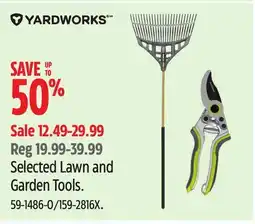Canadian Tire YARDWORKS Selected Lawn and Garden Tools offer