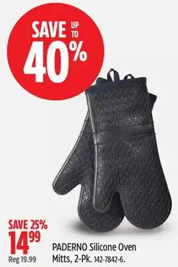 Canadian Tire PADERNO Silicone Oven Mitts offer