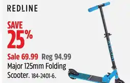 Canadian Tire Major 125mm Folding Scooter offer