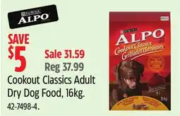 Canadian Tire Purina Cookout Classics Adult Dry Dog Food, 16kg offer