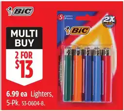 Canadian Tire BIC Lighters offer
