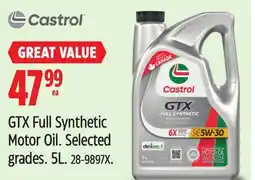 Canadian Tire GTX Full Synthetic Motor Oil offer