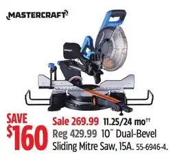 Canadian Tire 10 Dual-Bevel Sliding Mitre Saw offer