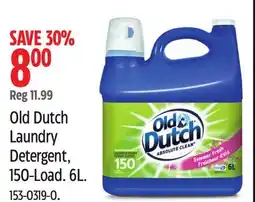 Canadian Tire Old Dutch Laundry Detergent offer