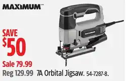 Canadian Tire Maximum 7A Orbital Jigsaw offer