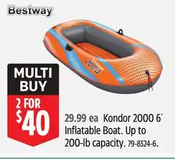 Canadian Tire Kondor 2000 6´ Inflatable Boat offer