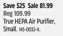 Canadian Tire Noma True HEPA Air Purifier offer