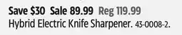 Canadian Tire Chef's Choice Hybrid Electric Knife Sharpener offer