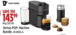 Canadian Tire Nespresso Vertuo POP+ Machine Bundle offer