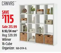 Canadian Tire CANVAS Wilmer 16-Cube Organizer offer