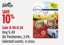 Canadian Tire Febreze Air Fresheners, 2-Pk offer