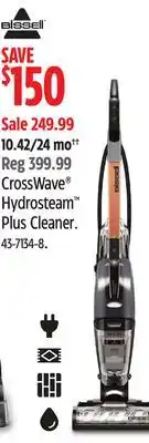 Canadian Tire Bissell CrossWave Hydrosteam Plus Cleaner offer