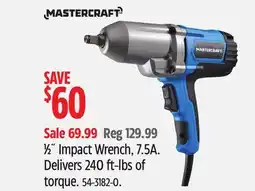 Canadian Tire MASTERCRAFT ½ Impact Wrench offer